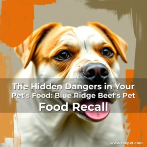 Artistic representation for The Hidden Dangers in Your Pet's Food: Blue Ridge Beef's Pet Food Recall