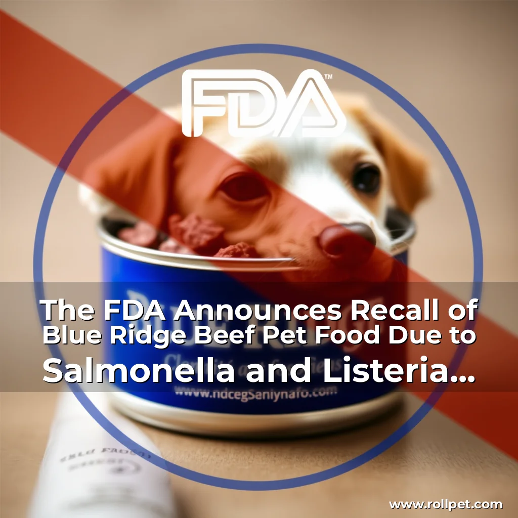 You are currently viewing The FDA Announces Recall of Blue Ridge Beef Pet Food Due to Salmonella and Listeria Contamination
