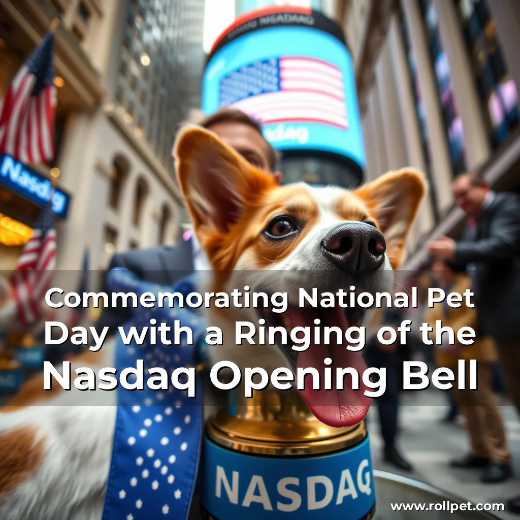 You are currently viewing Commemorating National Pet Day with a Ringing of the Nasdaq Opening Bell