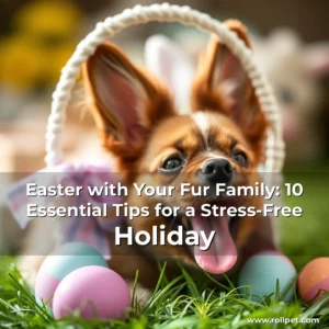 Artistic representation for Easter with Your Fur Family: 10 Essential Tips for a Stress-Free Holiday