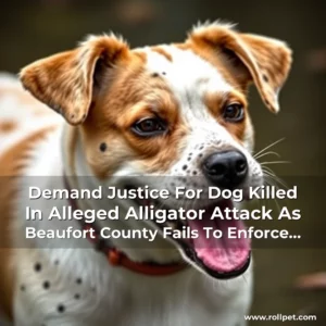 Read more about the article Demand Justice For Dog Killed In Alleged Alligator Attack As Beaufort County Fails To Enforce Safety Measures!