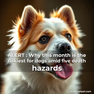 Artistic representation for ALERT : Why this month is the riskiest for dogs amid five death hazards