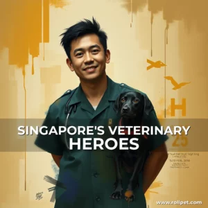 Artistic representation for SINGAPORE'S VETERINARY HEROES