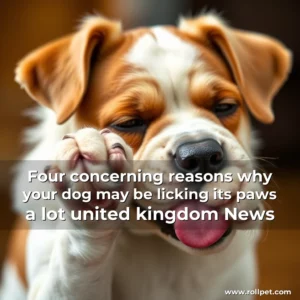 Read more about the article Four concerning reasons why your dog may be licking its paws a lot