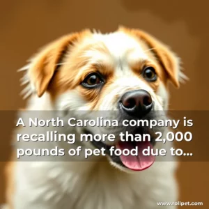 Read more about the article A North Carolina company is recalling more than 2,000 pounds of pet food due to contamination with two types of potentially dangerous bacteria sold in nine states, including Tennessee.