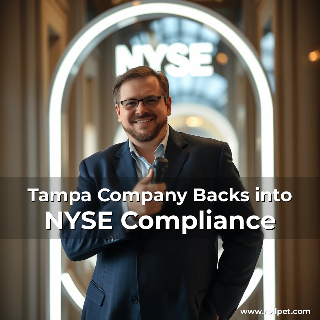 You are currently viewing Tampa Company Backs into NYSE Compliance