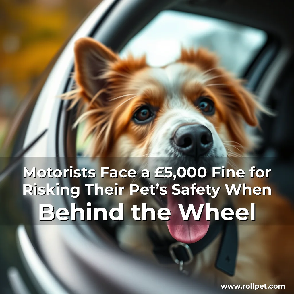 You are currently viewing Motorists Face a £5,000 Fine for Risking Their Pet’s Safety When Behind the Wheel