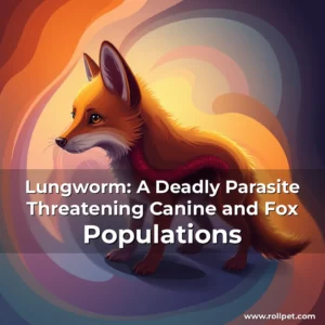 Artistic representation for Lungworm: A Deadly Parasite Threatening Canine and Fox Populations