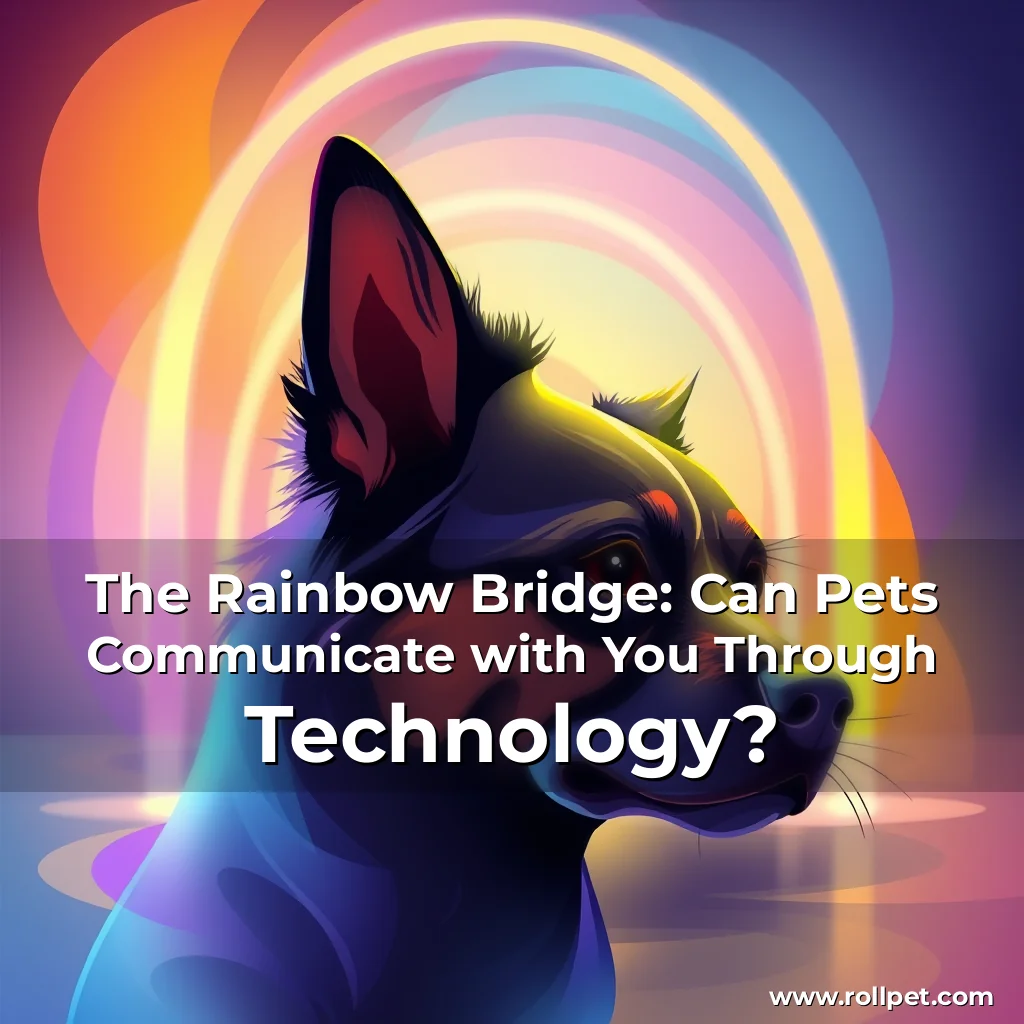 You are currently viewing The Rainbow Bridge: Can Pets Communicate with You Through Technology?