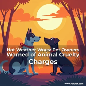 Read more about the article Hot Weather Woes: Pet Owners Warned of Animal Cruelty Charges