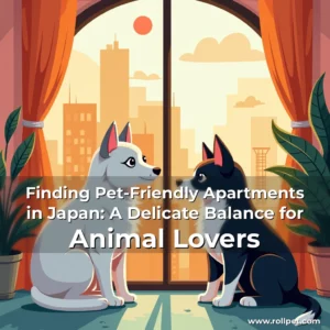 Artistic representation for Finding Pet-Friendly Apartments in Japan: A Delicate Balance for Animal Lovers