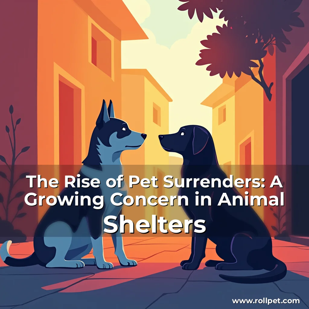 You are currently viewing The Rise of Pet Surrenders: A Growing Concern in Animal Shelters