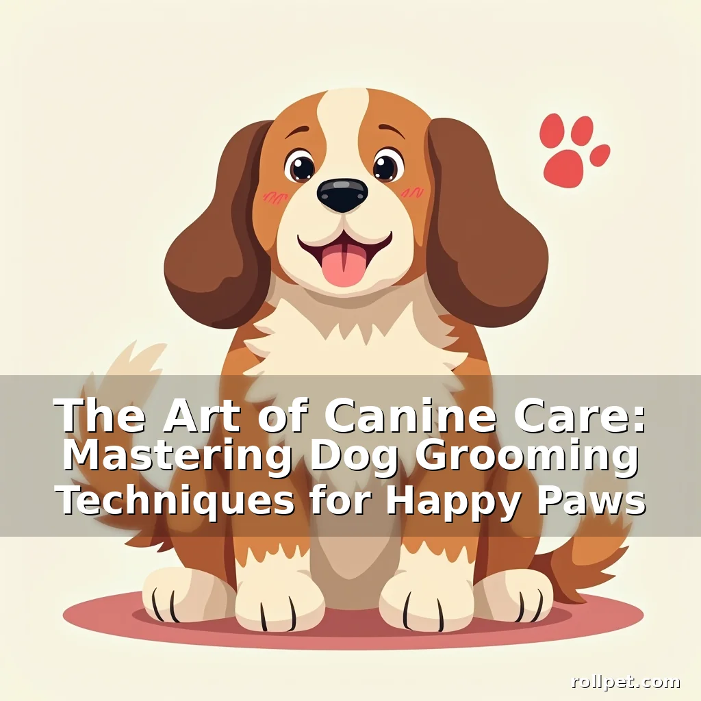 You are currently viewing The Art of Canine Care: Mastering Dog Grooming Techniques for Happy Paws