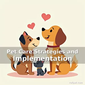 Artistic representation for Pet Care Strategies and Implementation
