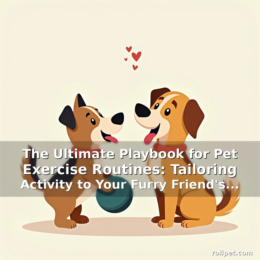 You are currently viewing The Ultimate Playbook for Pet Exercise Routines: Tailoring Activity to Your Furry Friend’s Needs