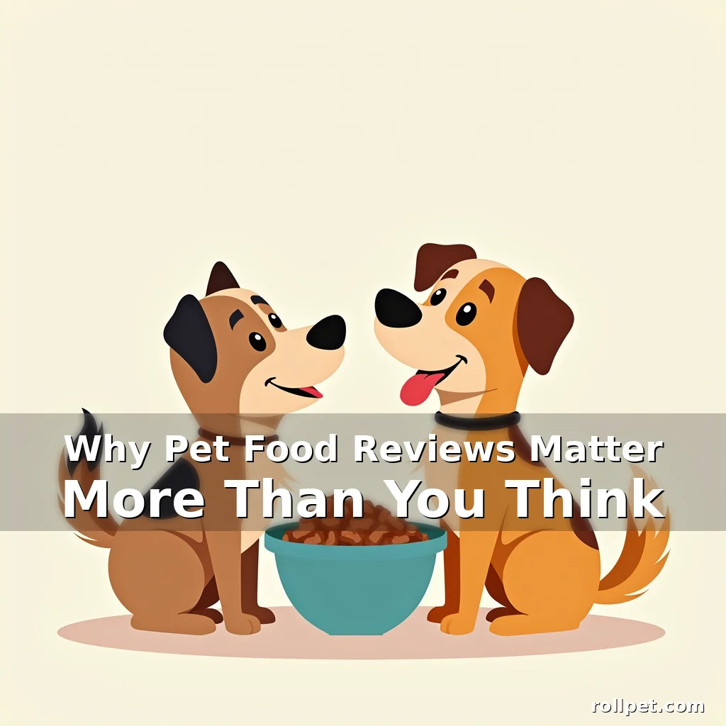 You are currently viewing Why Pet Food Reviews Matter More Than You Think