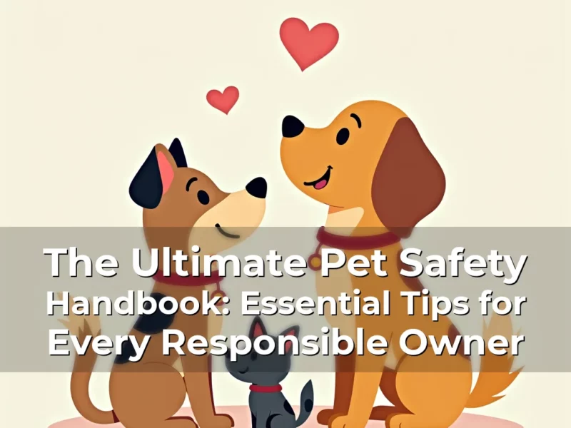 Artistic representation for The Ultimate Pet Safety Handbook: Essential Tips for Every Responsible Owner