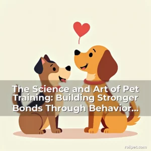 Artistic representation for The Science and Art of Pet Training: Building Stronger Bonds Through Behavior Modification
