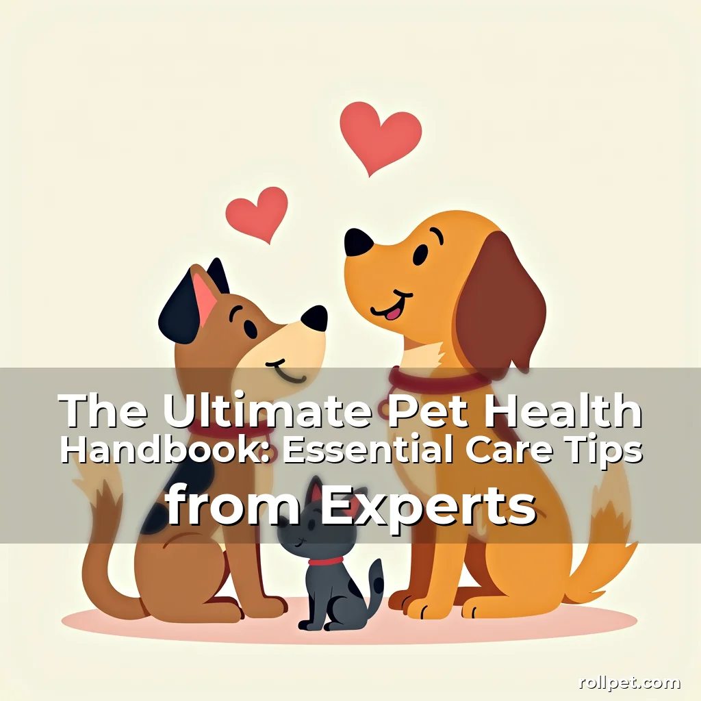 You are currently viewing The Ultimate Pet Health Handbook: Essential Care Tips from Experts