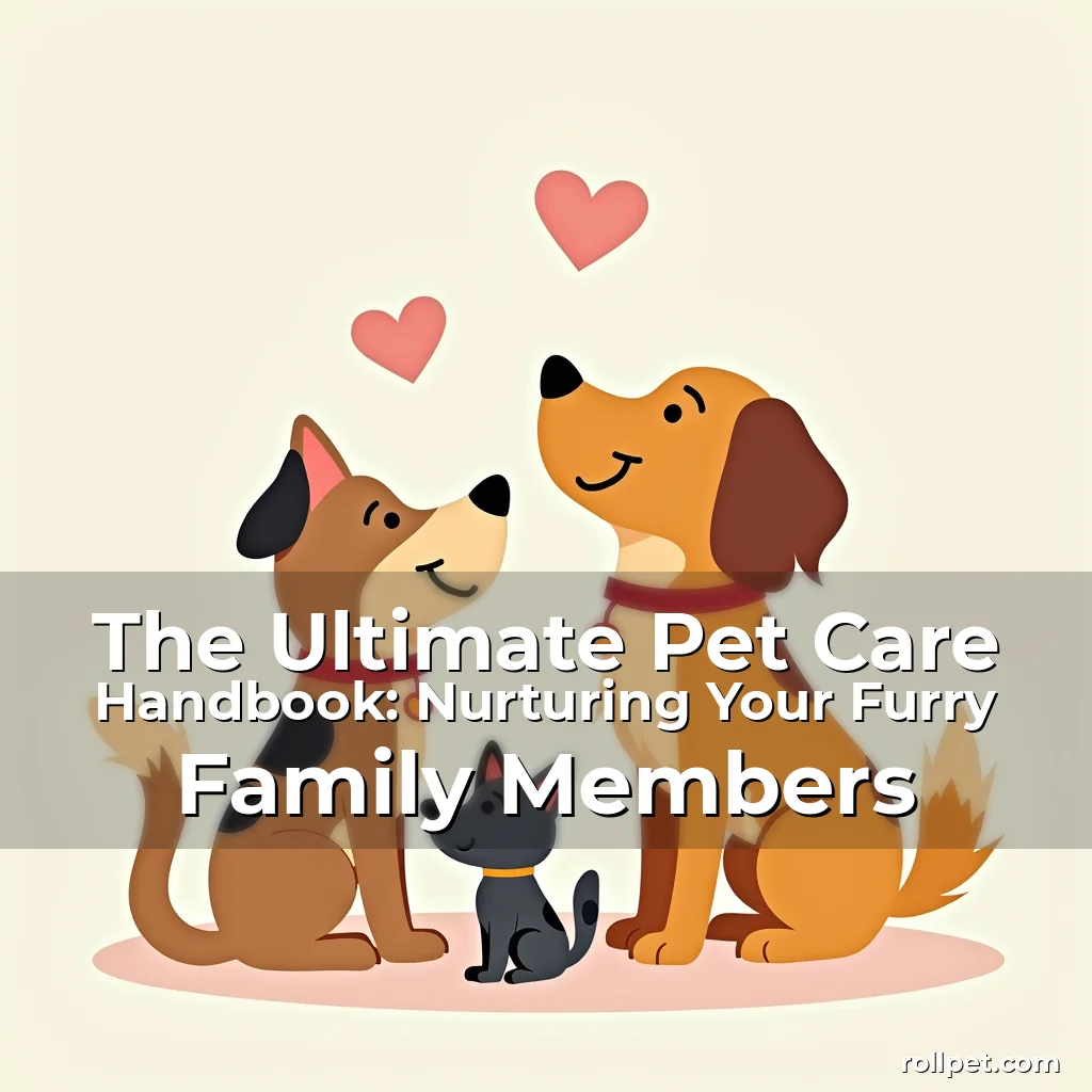You are currently viewing The Ultimate Pet Care Handbook: Nurturing Your Furry Family Members