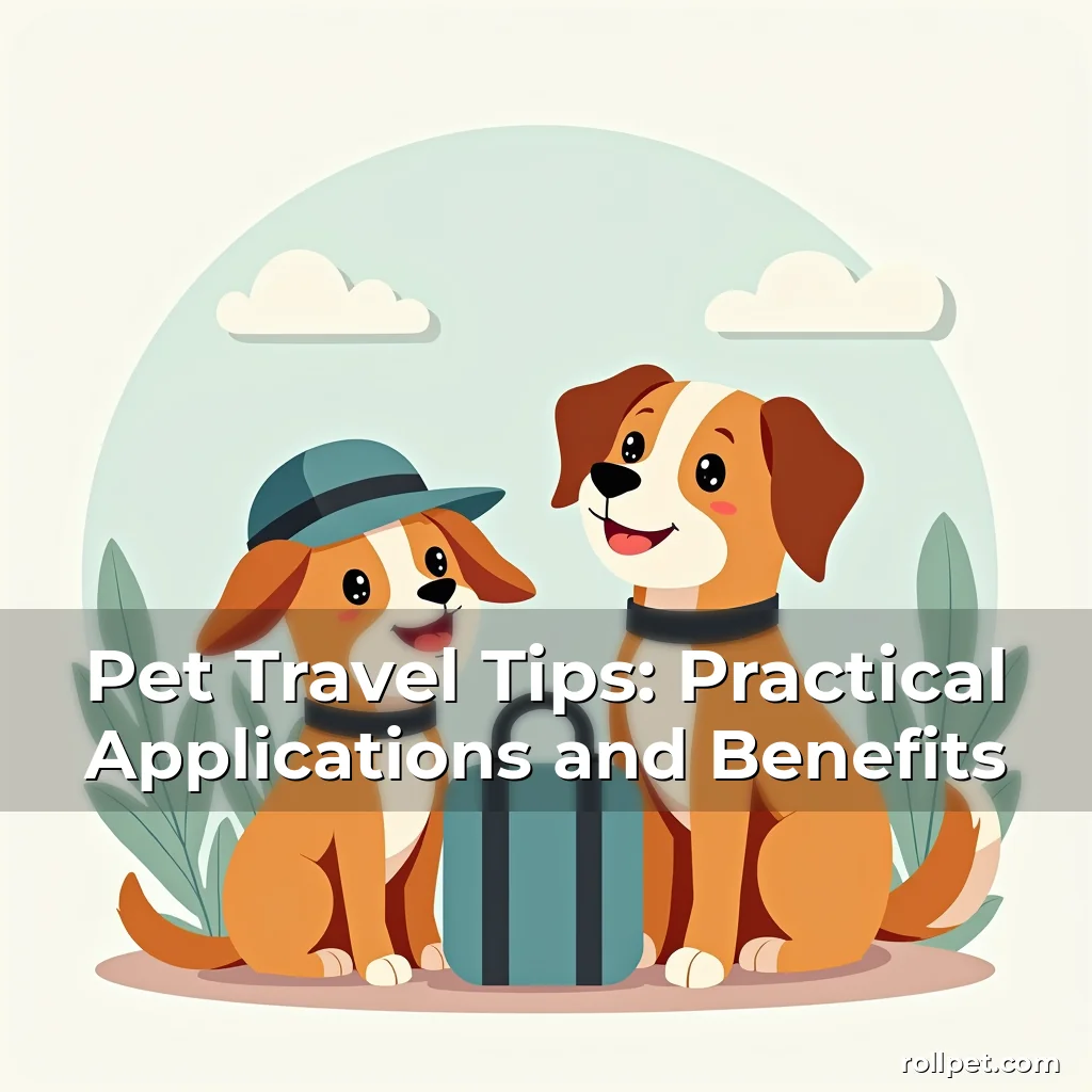 You are currently viewing Pet Travel Tips: Practical Applications and Benefits